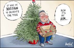 Xmas Tree cartoon
