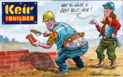 Keir builder Cartoon