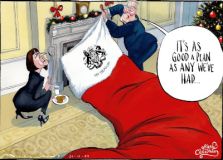 Xmas stocking Cartoon