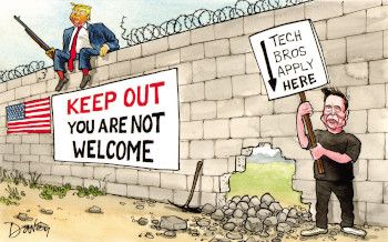 US Border cartoon