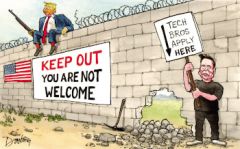 US Border cartoon