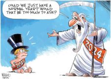 New Year cartoon