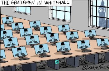 A I Whitehall cartoon