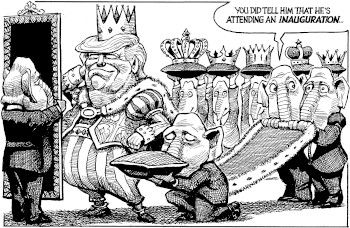 Inauguration cartoon