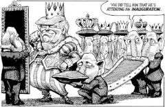 Inauguration cartoon