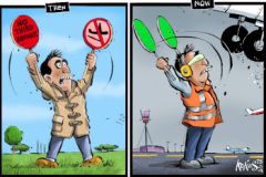 Heathrow  cartoon