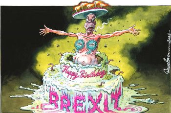 Brexit  cartoon