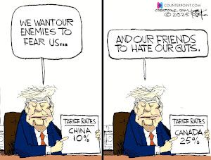 Tariff  cartoon.