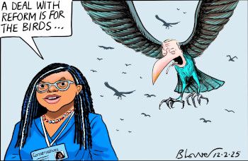 Badenoch  cartoon.