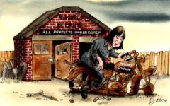 Rachel's repairs  cartoon.