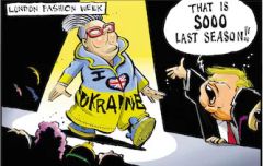Trump fashion  cartoon.