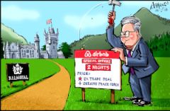 Balmoral  cartoon.