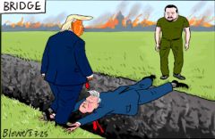 Bridge  cartoon.