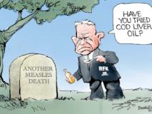 Measles cartoon.