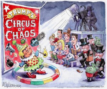 Chaos cartoon.