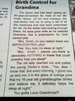 Pills joke