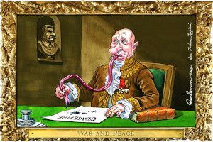 Ceasefire cartoon.