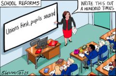 Schools cartoon.