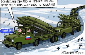 Weapons cartoon.