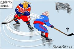 Hockey cartoon.