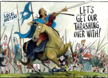 May election cartoon.