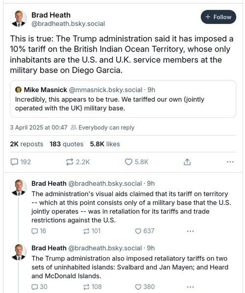 trump tariiffs on Bluesky app