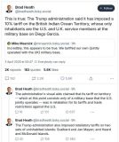 trump tariiffs on Bluesky app
