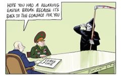 Easter break  cartoon