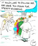 Pope  cartoon