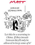 Ukraine talks  cartoon