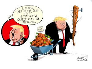 Trump deal  cartoon
