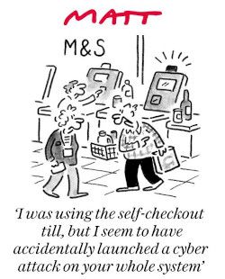 Cyber attack cartoon