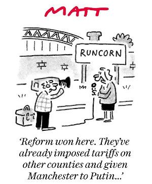 Runcorn  cartoon
