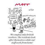 Care home  cartoon