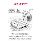 Solar panel cartoon