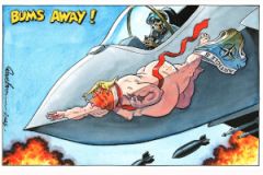 Bombs cartoon