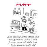 NHS AI cartoon