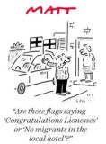 Car flag  cartoon
