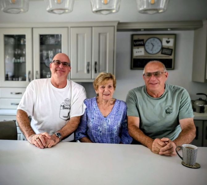 Big Kev's Mother and brother