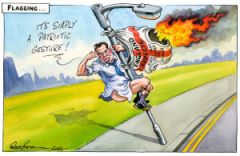 Flag cartoon