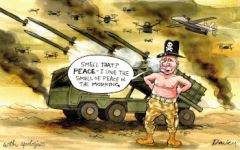 Peace cartoon