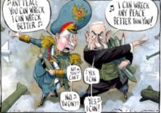 pUTIN nETANYAHU cartoon