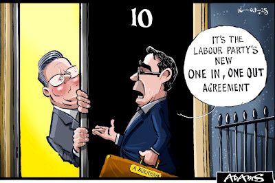 Leader cartoon