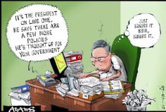 Advice cartoon