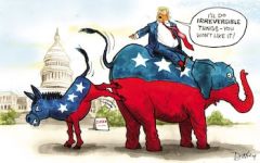 US shut down cartoon