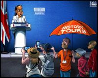 Tory conference cartoon