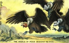 Gaza peace cartoon