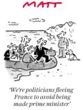 French politician cartoon