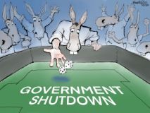 Shut down cartoon