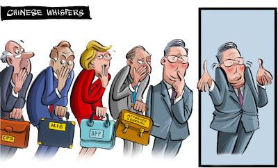 Chinese whispers cartoon